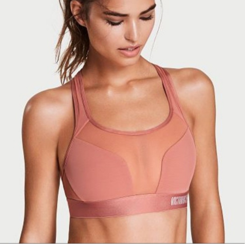 ❤️2/$18 Victoria’s Secret The Player Mesh Sports Bra S